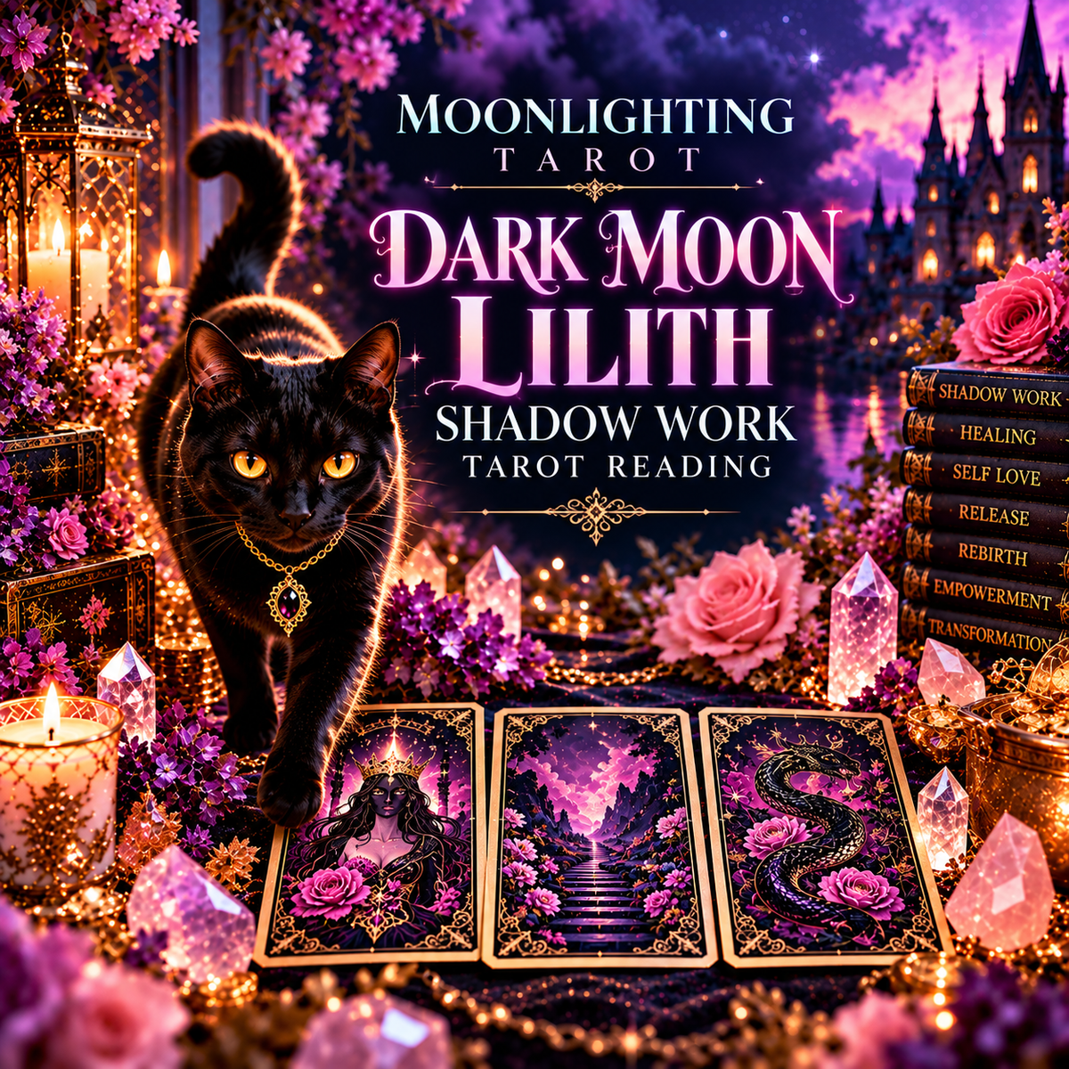 Shadow Work Tarot Reading-Dark Moon Lilith